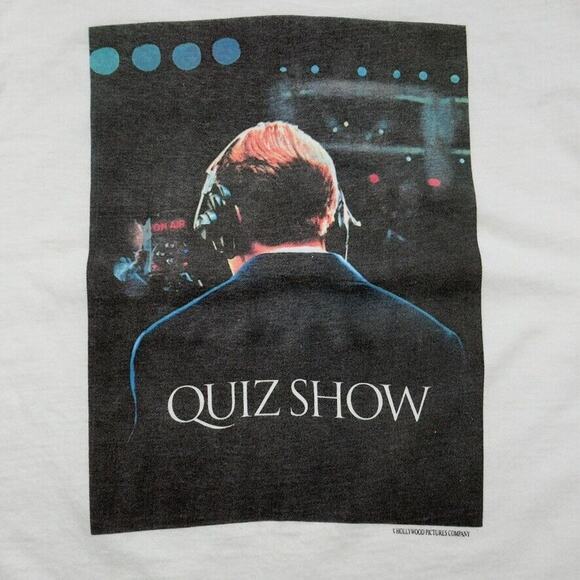 Vintage Single Stitch Quiz Show Robert Redford T Shirt - Picture 3 of 7